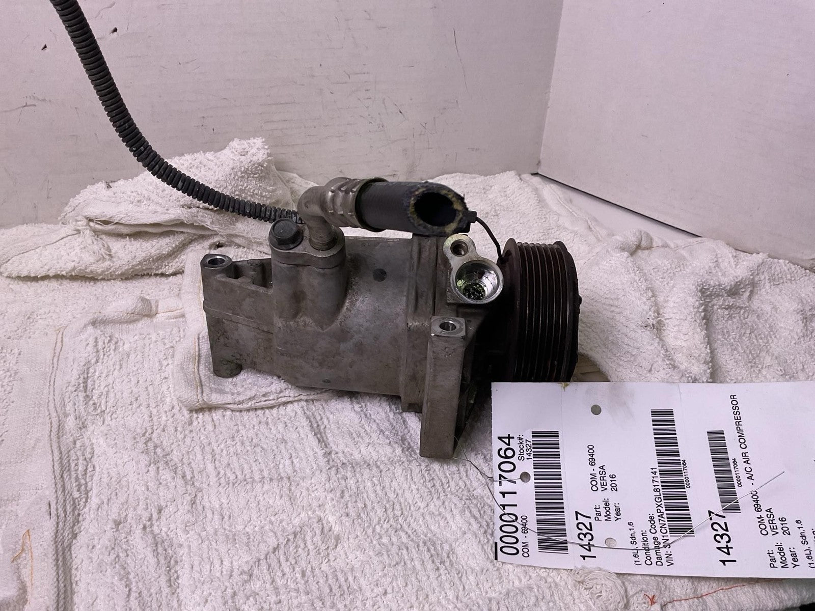 A/c Air Compressor NISSAN VERSA 15 16 17 18 190